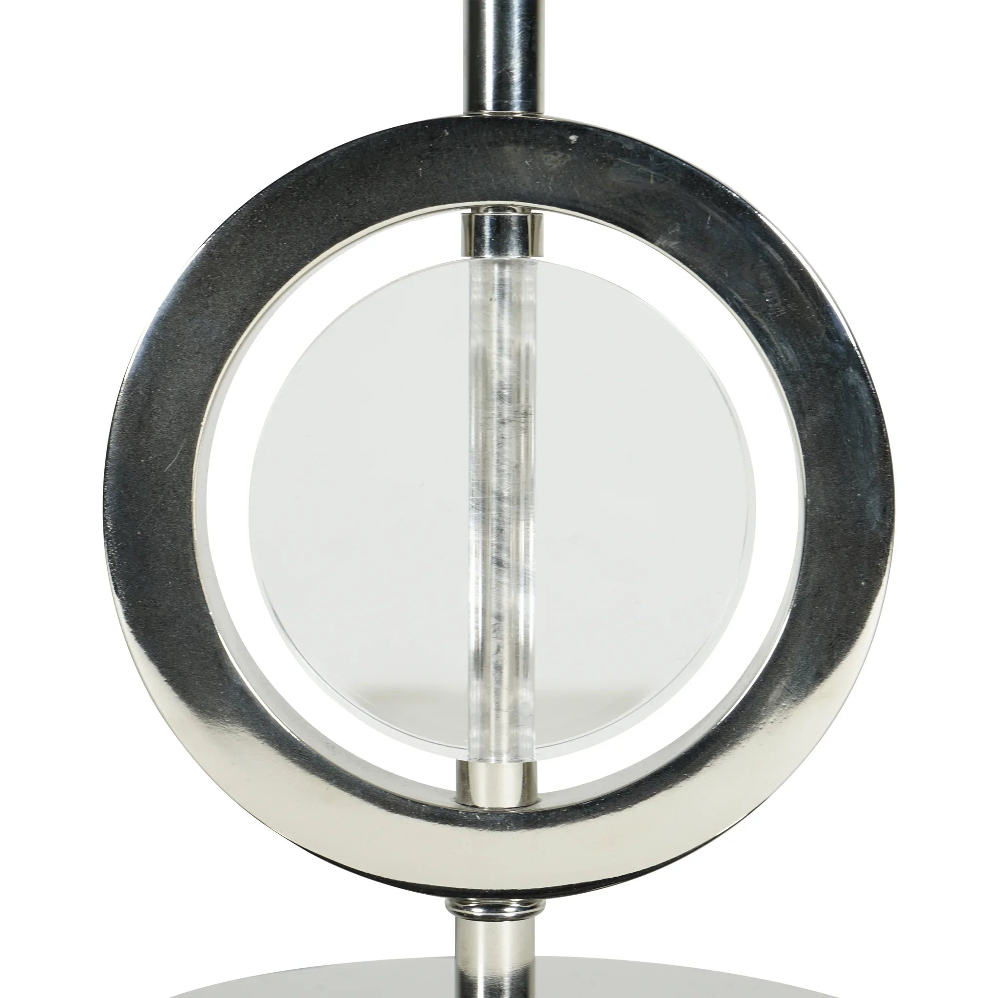 Lampa Art Deco Krąg Solo, Srebrna - widok 4