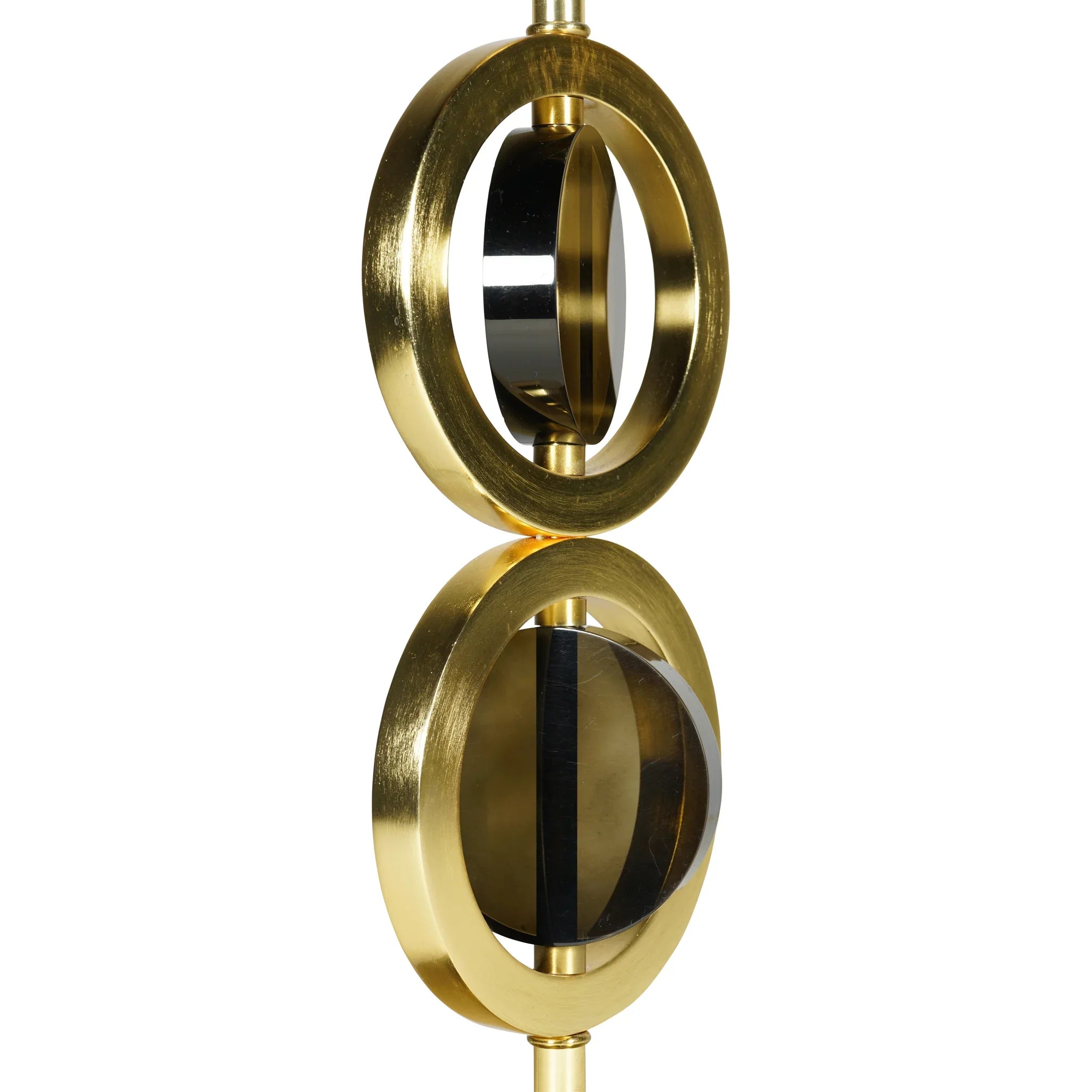 Podwójna Lampa Art Deco w Złocie - widok 2