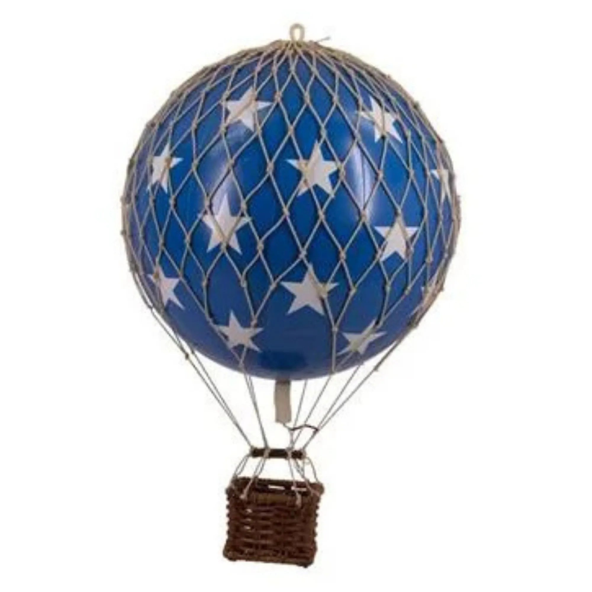 Balon Sferyczny Niebieskie Gwiazdy