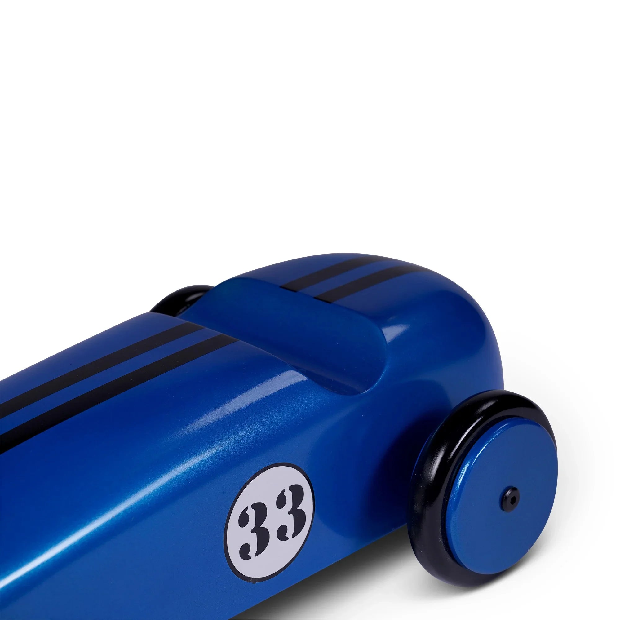 Model Samochodu Drewnianego, Niebieski - widok 4