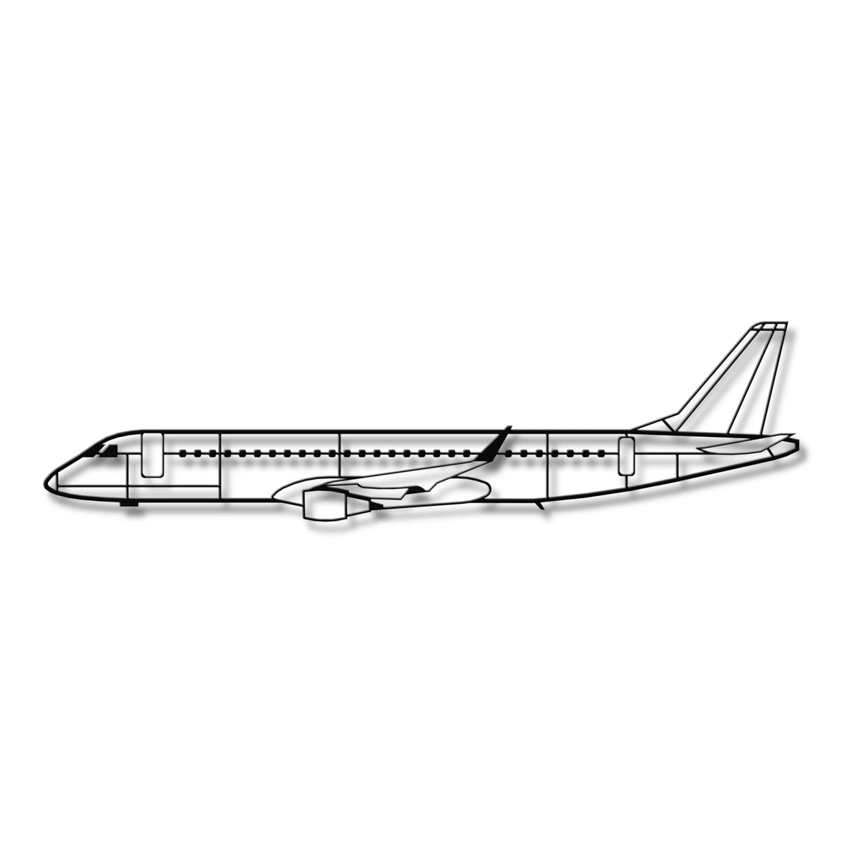 Embraer 190 – Brazylijski hit lotnictwa pasażerskiego, metalowa sylwetka