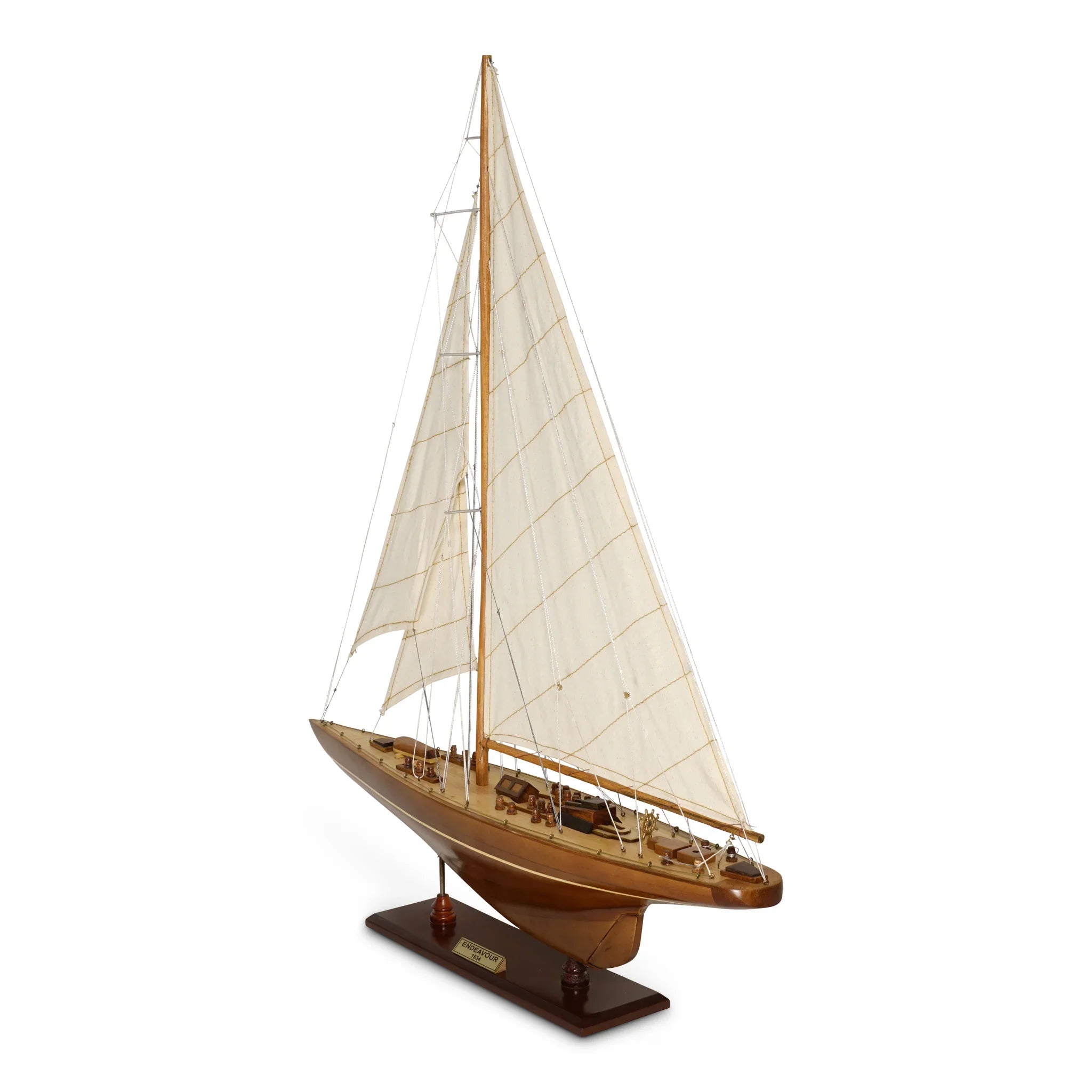 Klasyczny Model Żaglowca Endeavour - widok 2